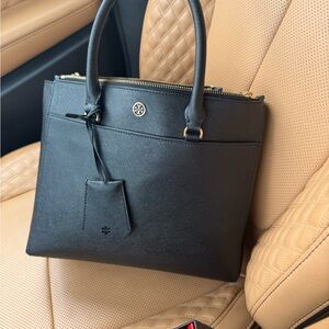 Tory Burch Elegant Black Tote